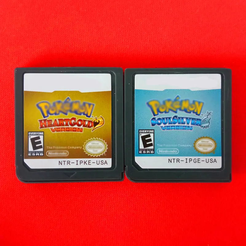 Drop Shopping Hộp Mực Trò Chơi Phiên Bản Mỹ Và EUR Trò Chơi Cổ Điển Heartgold Soulsilver Dành Cho Ds