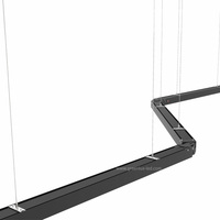 1200mm 1500mm Delgado Plano Ancho lineal LED luz enlazable led luces lineales de oficina
