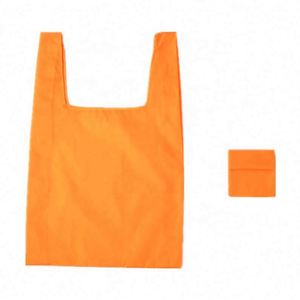 Bolsa de Compras de Poliéster 210T Ecológica con Logotipo Personalizado, Bolsa de Tela Plegable Reutilizable para Publicidad - Product Image 4