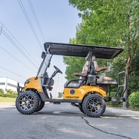 Voiturette de golf électrique 4 places ATV UTV 2+2 48V certifiée CE/GCC/EEC avec freins à disque avant pour voiturette de golf électrique d'extérieur