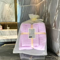 Serviette de bain en microfibre super douce de haute qualité pour le visage, avec logo brodé personnalisé, cadeaux promotionnels d'hôtel pour adultes