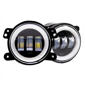 ไฟตัดหมอก LED H11 ขนาด 4 นิ้ว รุ่นใหม่ สำหรับ Wrangler พร้อมวงแหวนสีขาว/เหลืองแบบ Angel Eyes กันน้ำ สำหรับตกแต่งรถยนต์ - Product Image 3