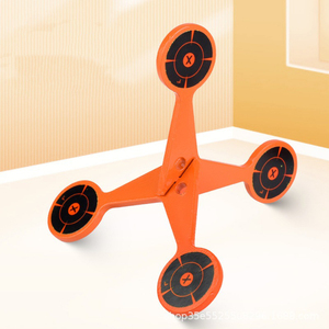 MultiFaceted SelfRighting Orange Marker Stand with 360Rotation for Outdoor Position Marking and Visual Targeting Practice - Product Image 6