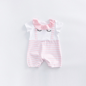 Compra al por Mayor de Ropa de Bebé de Algodón Pima, Mono con Pompones para Niña, de China - Product Image 3
