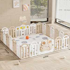 Recinto Pieghevole in Plastica per Bambini, Box Portatile per Giochi Interni ed Esterni, Cancello di Sicurezza per Bambini e Neonati - Product Image 4