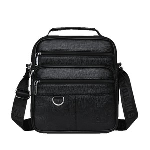New Fashionable Genuine Leather Crossbody <b>Bag</b> Lightweight Waterproof Business Chest <b>Bag</b> for Daily Casual Travel - Product Image 3