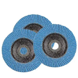<span class=keywords><strong>Disque</strong></span> à lamelles de grain 115mm 80/120 pour le polissage de l'acier inoxydable - Product Image 1