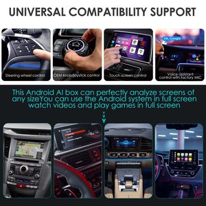 2023 Magic Box Carplay Android 13 Mini Multimedia Boxes USB Wireless Car Play Android Auto Smart Ai Box For 2017-2021 All Car