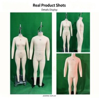 Mannequin de Couture Corps Entier US MISSY 6 Taille USA Homme 40 Base en Acier Inoxydable Originale Européenne