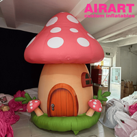 Château gonflable champignon pour parc à thème féerique, maison de culture de champignons personnalisée pour accessoires de photomaton de centre commercial