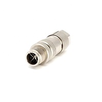 Connecteur moulé imperméable, 15 pièces, M12 x code 8pin, avec câble