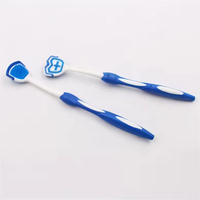 Nouveau produit manuel personnalisé grattoir de langue de voyage soins bucco-dentaires langue revêtement nettoyant en plastique ensemble pour adulte