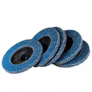 Produit neuf, <span class=keywords><strong>disque</strong></span> de meulage à ailettes bleu de <span class=keywords><strong>125</strong></span> mm de diamètre pour les meuleuses et les meuleuses d'angle - Product Image 3