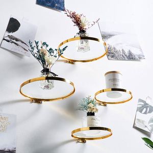 Hot Home Decor Storage Ledge Mount Office Modern Bracket Support Rack Storage Holder Living Room Wall Shelf Glass Decoration - Product Image 2