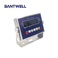 Indicador de Peso para Plataforma de Acero Inoxidable SK210S con Pantalla LED, Función de Alarma, Precisión OIML III, Interfaz RS232
