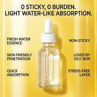 Sérum Visage Liquide Éclaircissant Haute Concentration à l'Huile d'Olive Végétalienne Marque Blanche – Minimiseur de Pores, Traitement Anti-Acné, Améliore les Taches Brunes