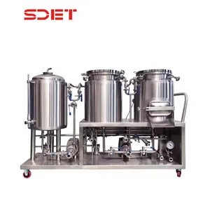 SDET 60L 120L 200L อุปกรณ์โรงผลิตเบียร์เบียร์การต้มเบียร์ขนาดเล็ก