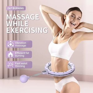 Cerceau d'exercice intelligent de haute qualité à 10 sections avec fonction de comptage, outil de massage pour la perte de poids et le fitness, cerceau sportif pour la taille - Product Image 5