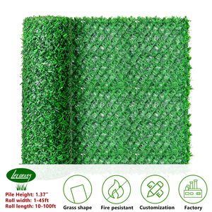 Trang trí nhân tạo cỏ hàng rào màu xanh lá cây không thấm nước tổng hợp Turf dài dịch vụ cuộc sống trang trí cỏ tường - Product Image 2