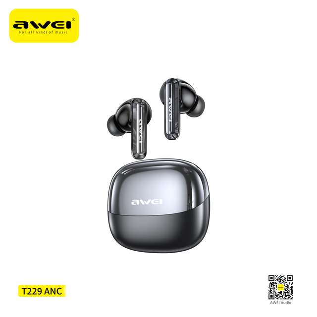 Wireless Earbuds BT V6.0 Earphones ANC Noise Cancelling Headphones with IP7 Waterproof and Ai