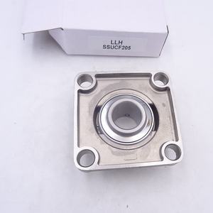 25mm SSUCF205 SUCF205 Edelstahl 4 Schrauben Vierkant flansch UCF205 Steh lager gehäuse SF205 mit SUC205 Kugellager - Product Image 2