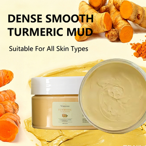 <span class=keywords><strong>Mascarilla</strong></span> Facial de Arcilla con Cúrcuma al por Mayor, Vitamina C, Blanqueadora, <span class=keywords><strong>Exfoliante</strong></span>, Producto Cosmético para el Cuidado de la Piel, Extracto <span class=keywords><strong>Natural</strong></span>, <span class=keywords><strong>Mascarilla</strong></span> Facial de Lodo - Product Image 1