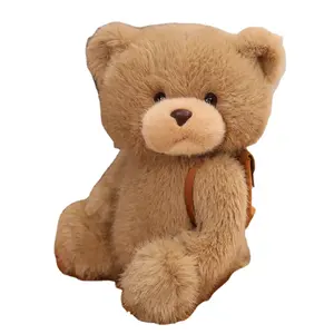 ดีไซน์ใหม่ กระเป๋าเป้สะพายหลังน่ารัก ตุ๊กตาหมีเท็ดดี้ ของเล่นยัดไส้สัตว์