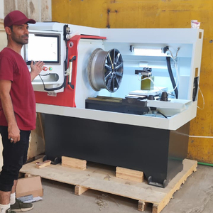 Machine de découpe au laser CNC entièrement automatique certifiée CE à prix d'usine pour la <span class=keywords><strong>réparation</strong></span> de jantes en alliage - Product Image 4