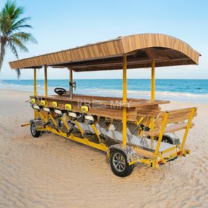 Triciclo de Lujo de 4 Ruedas para Adultos, Bicicleta Publicitaria para Pub, Bicicleta Urbana con Pedales de Energía Solar, Bicicleta para Fiestas, Bicicleta para Paseos en Bote - Product Image 4