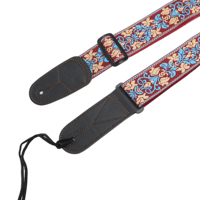 Personality High-grade Canvas Guitar Strap Adjustable Musical Instrument Strap Accessories for Bass Electric and Acoustic Guitar