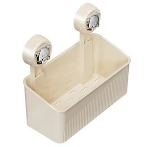 ชั้นเก็บของในห้องน้ำแบบติดผนังชั้นเดียวใช้งานได้อเนกประสงค์ถ้วยดูดรับน้ำหนักได้มากอุปกรณ์จัดระเบียบในสำนักงาน - Product Image 4