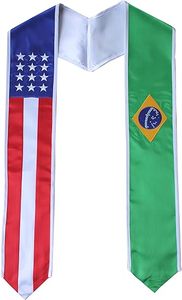 Estola <span class=keywords><strong>de</strong></span> graduación con Bandera <span class=keywords><strong>de</strong></span> País mixto, faja <span class=keywords><strong>de</strong></span> estola nacional <span class=keywords><strong>de</strong></span> 72 "<span class=keywords><strong>de</strong></span> largo para la ceremonia <span class=keywords><strong>de</strong></span> graduación <span class=keywords><strong>de</strong></span> la Universidad <span class=keywords><strong>de</strong></span> la escuela secundaria superior - Product Image 3