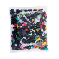 Nouveau Kit de 50/100/500 pièces/sac de attaches automobiles mixtes, clips universels pour pare-chocs et panneaux en PP/NYLON/POM pour réparation