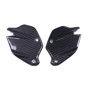 Protection de talon en fibre de carbone sèche 3K, finition brillante, tissage sergé, légère, résistante aux rayures, pour repose-pieds latéraux, compatible F900R F900XR - Product Image 3