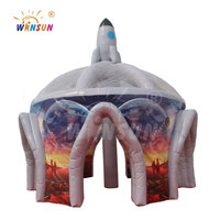 Château gonflable classique WINSUN en PVC, ignifuge et imperméable, idéal pour les parcs, les fêtes de famille et l'été