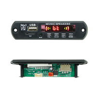 Haut-parleur Bluetooth de haute qualité 5V/12V avec carte décodeur MP3, entrées USB/AUX/TF, lecteur de carte et radio FM