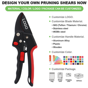 Kéo tỉa cây SUNSHINE <span class=keywords><strong>Garden</strong></span> Ratchet siêu bền và kéo tỉa hoa hồng 8 inch đa năng Gartenschere/Tijeras De Podar/Cesoi - Product Image 2