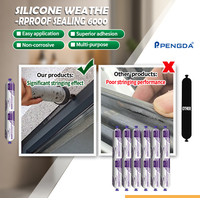 Muestra Gratuita de Sellador de Silicona Neutro de Alta Resistencia para Terrazas Acristaladas PD6000, Adhesivo de Curado Rápido e Impermeable para Sellado de Tragaluces
