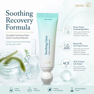 Korean skincare Korean Skin Care Instant Calm Deep Repair <b>Serum</b> OEM Dropshipping Sea Grape Centella Aloe Instant Calm OEM - Product Image 3
