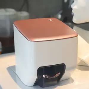 Mini impressora para uso em casa, impressora de unhas, controle de telefone pequeno, automática inteligente 3d arte, desenhos, máquina de impressão de unhas para uso caseiro