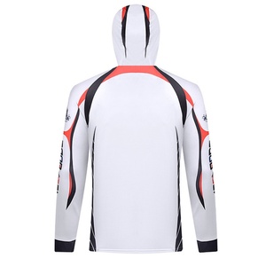Sweat à capuche de pêche pour homme, grande taille, à fermeture éclair intégrale, séchage rapide, protection solaire, haute performance, populaire - Product Image 2
