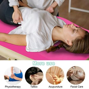 Lash Bed Topper Cojín de espuma de masaje con curvas para salón Cama de masaje ergonómica Topper con cubierta extraíble Uso en <span class=keywords><strong>SPA</strong></span> - Product Image 6