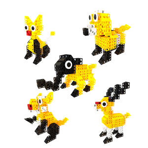 Bloques de construcción de plástico ABS para niños, juguete de ladrillos para armar Mini tren de plástico ABS - Product Image 3