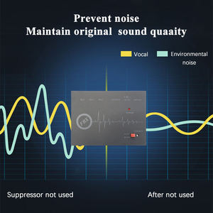 Chuyên nghiệp xách tay không dây <span class=keywords><strong>Microphone</strong></span> thông tin phản hồi ức chế chống hú thiết bị cho hội nghị Hệ thống loa - Product Image 3