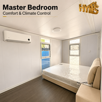 Casa Contenedor de Acero Móvil de Lujo Moderna, Expandible de 2-4 Dormitorios, 40FT 20FT, Impermeable, Resistente al Viento, Apartamento Portátil