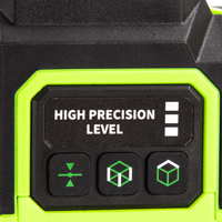 Nouveau modèle de niveau laser vert à 16 lignes, qualité industrielle, 4x360, laser rotatif 4D, haute précision, avec alimentation par batterie