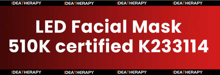 Ideatherapy Red Therapy  Silicone LED Mask TLM200-K  Multiple Colors 510k Certified Led Light Therapy  Mask for Treat Wrinkles