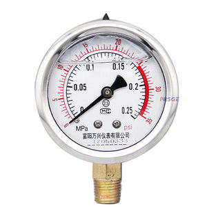 เกจวัดความดันบรรจุน้ำมัน2.5นิ้วกลีเซอรีนหรือซิลิโคน - Product Image 1