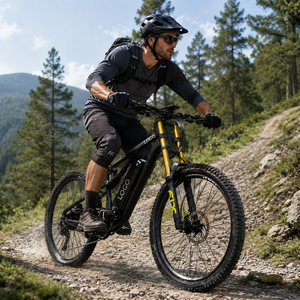 Bicicleta eléctrica de montaña de larga distancia, 27.5 pulgadas, 750W, 48V, 20Ah, alcance de 80 km, aleación de aluminio. - Product Image 1