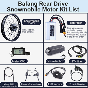 Bộ Chuyển Đổi Động Cơ Bánh Sau Bafang, Bộ Chuyển Đổi Động Cơ Cho Lốp Xe Điện 48V 500W 750W 1000W Chất Lượng Cao - Product Image 4